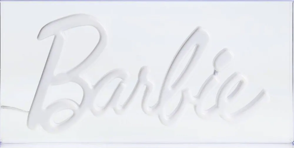 Logo Barbie Led Néon - Lampe Néon Décorative^ Mobilier Et Décoration