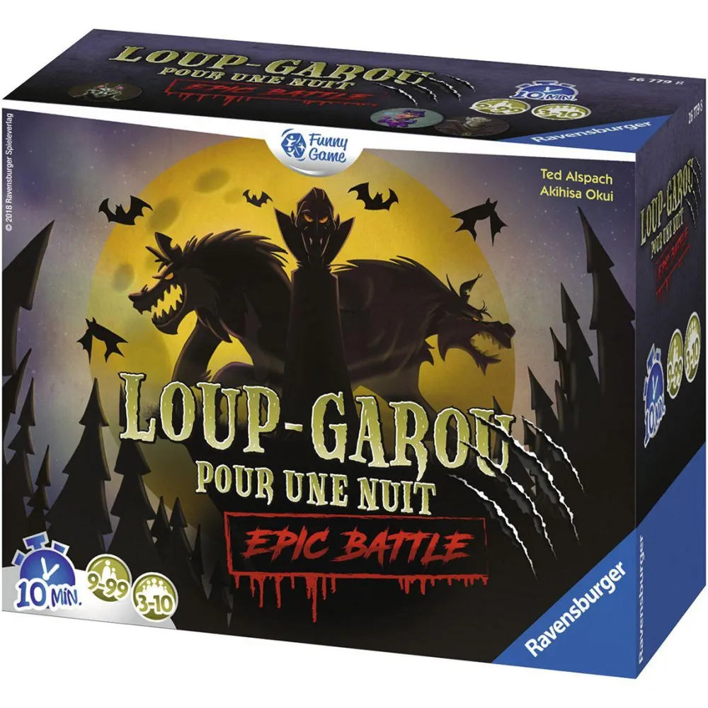 Ravensburger Loup-Garou pour une nuit Epic Battle^ Jeux D'Ambiance|Jeux De Voyage