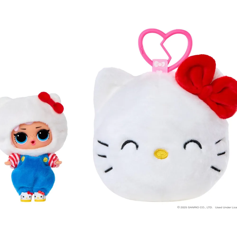 MGA Love peluche réversible Hello Kitty LOL Surprise^ Mini-Univers