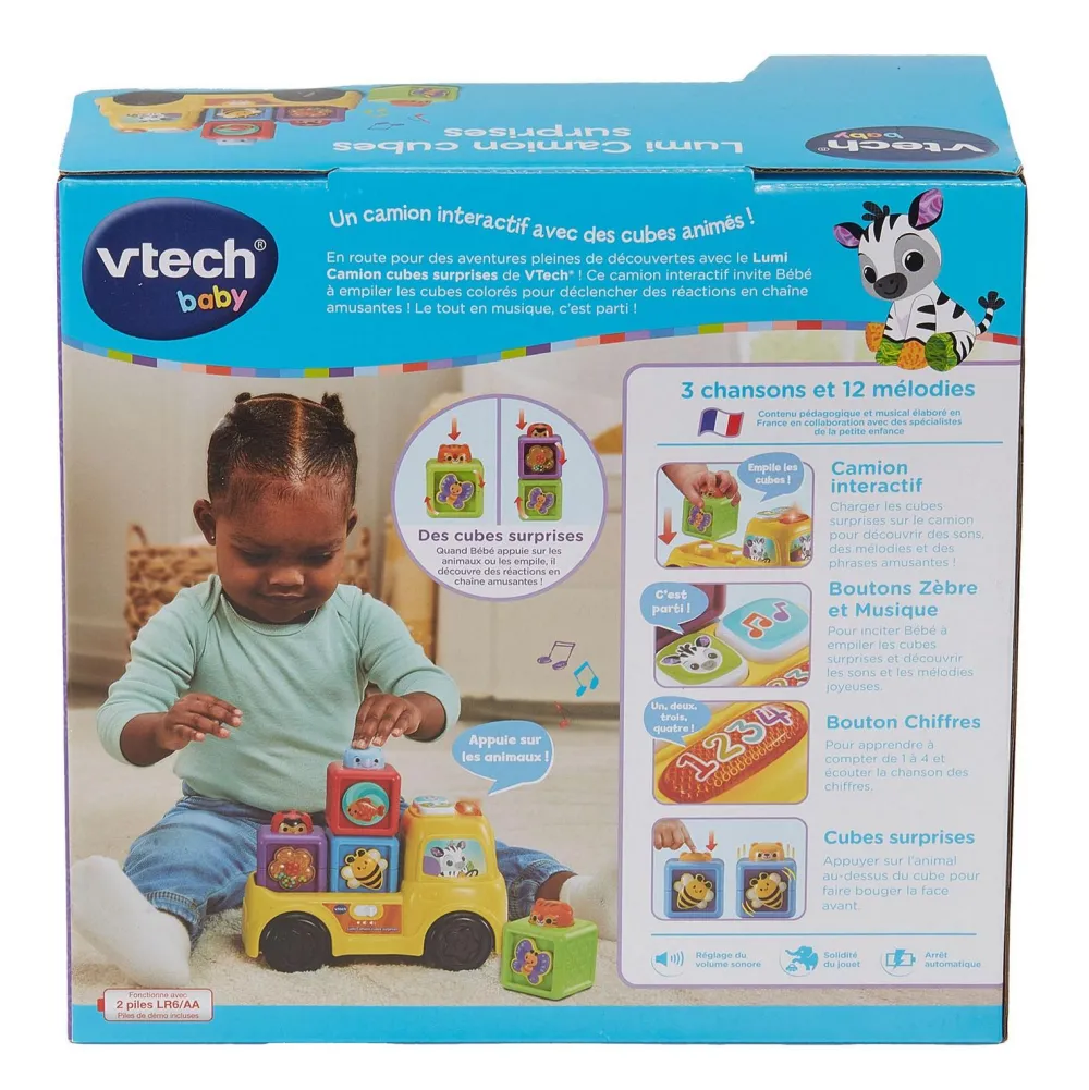 VTech Lumi camion cubes surprises - Baby^ Jouets D'Éveil Électroniques