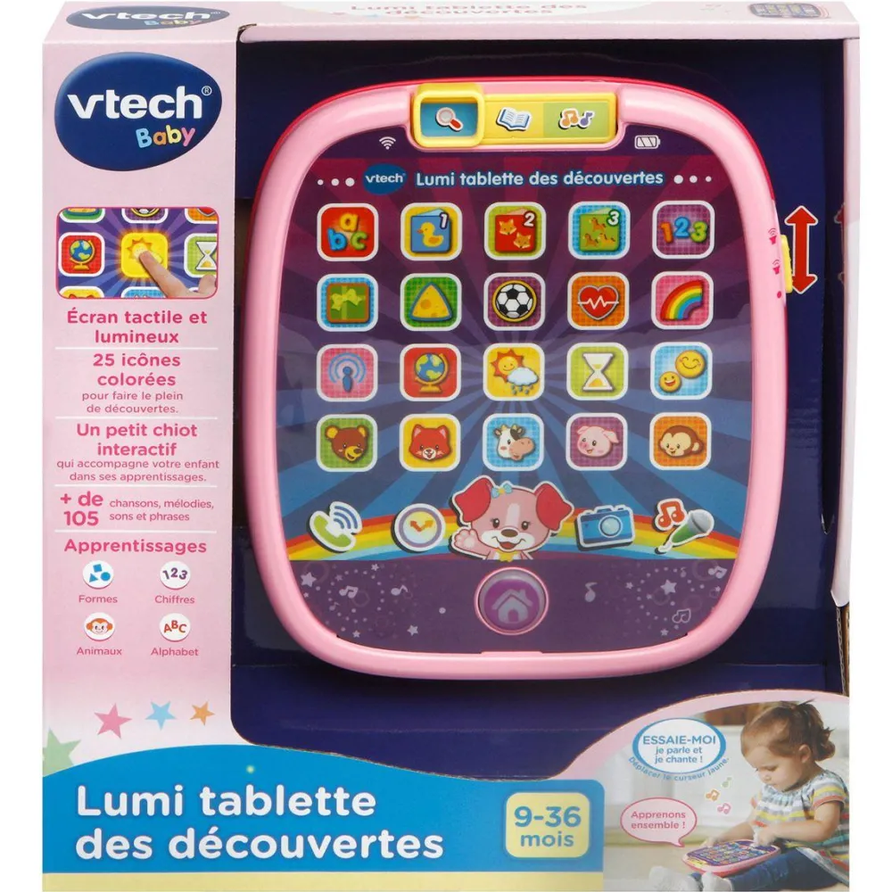 Varta Lumi tablette des découvertes rose^ Ordinateurs Et Tablettes Éducatives|Jouets D'Éveil Électroniques