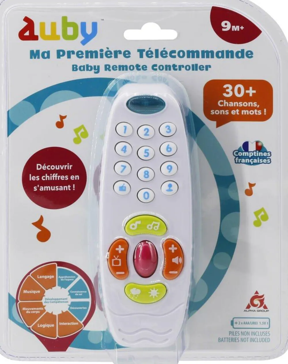 Auby Ma Première Télécommande Interactive^ Jouets D'Éveil Électroniques
