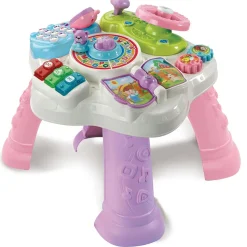 Varta Ma table d'activités bilingue rose^ Apprentissages Des Chiffres Et Calculs|Apprentissage Des Lettres Et Écritures