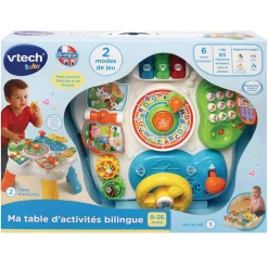 Varta Ma table d'activités bilingue^ Tapis, Portiques Et Tables D'Activités