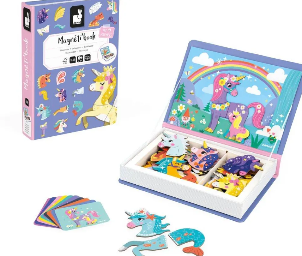 Janod Magnetibook Licornes^ Autres Apprentissages