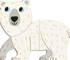Janod Magntibook Animaux polaires^ Apprentissage Des Animaux Et De La Nature