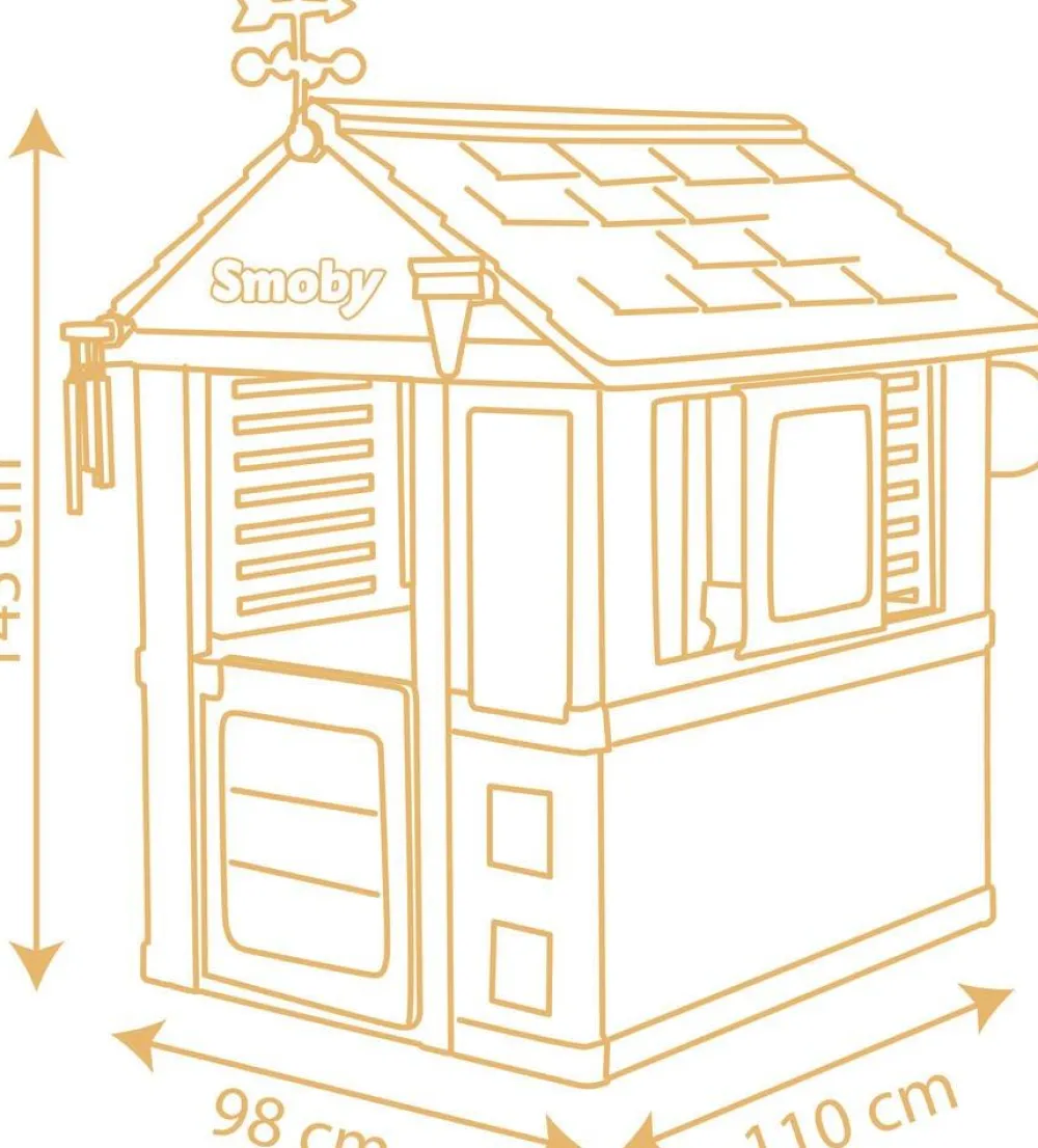 Smoby Maison 4 Seasons^ Maisons, Toboggans Et Jeux D'Extérieur