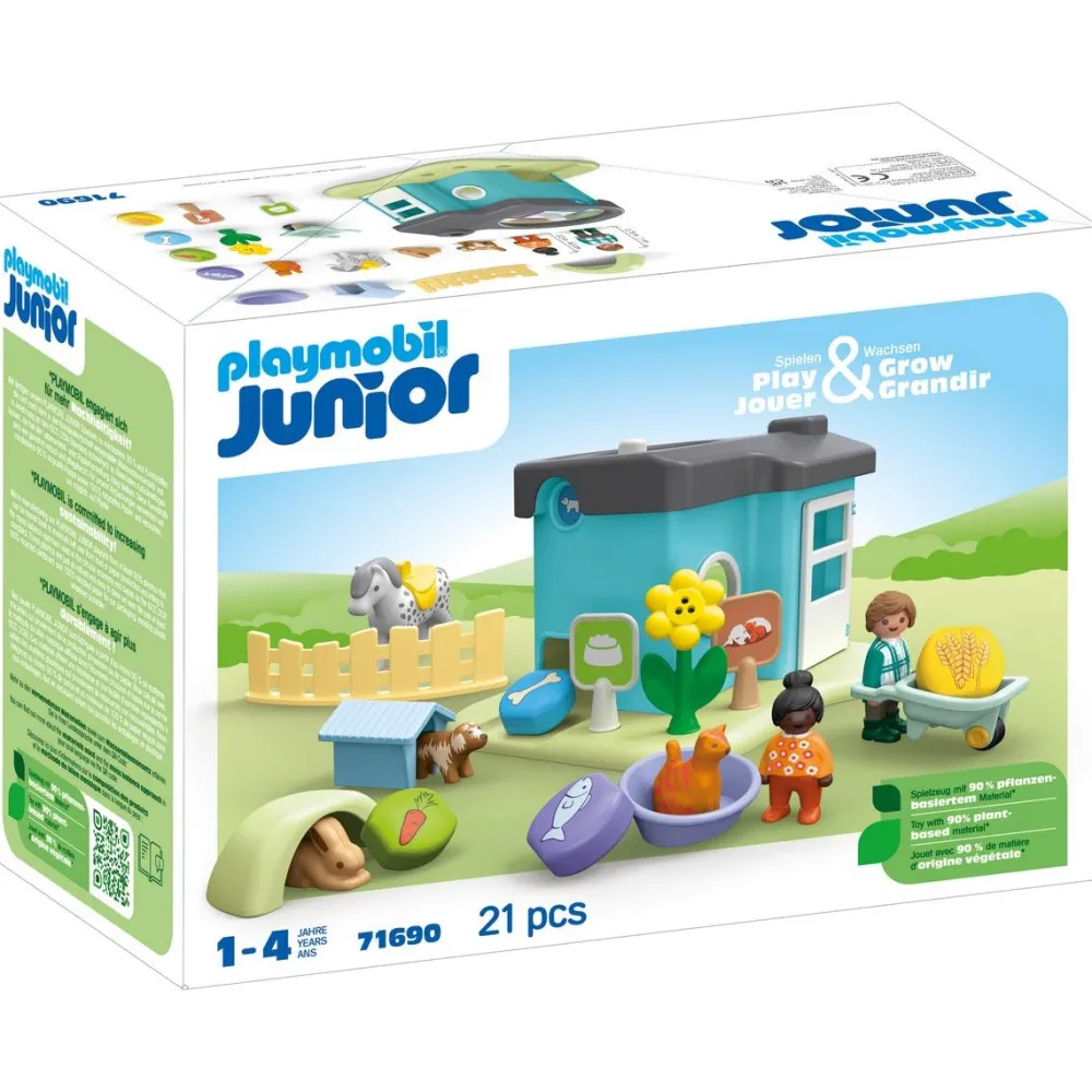 Playmobil Maison des animaux Junior 71690^ Les Animaux