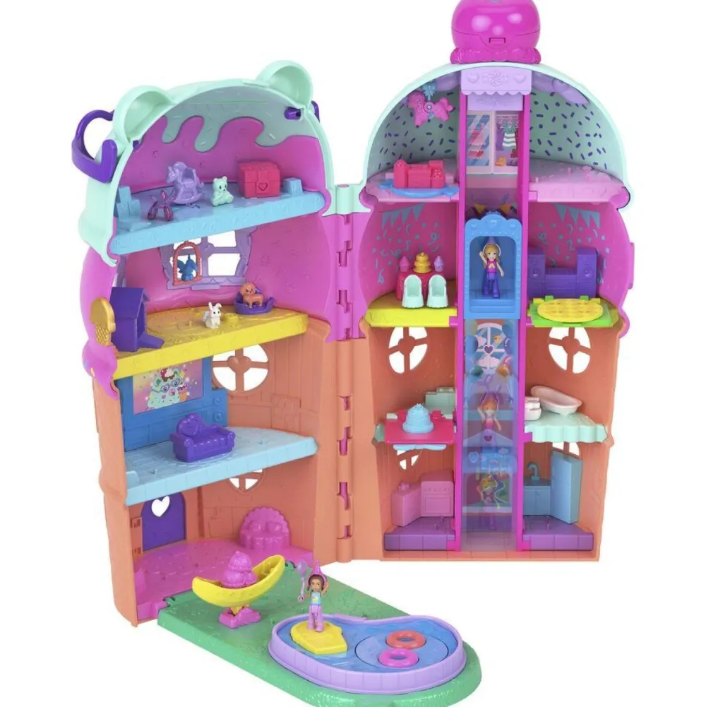 Mattel Maison Polly Pocket - Cornet de glace^ Mini-Univers