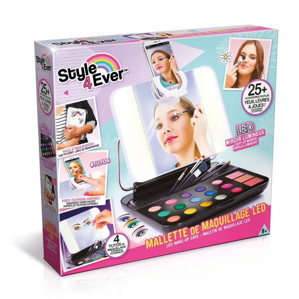 Varta Mallette de maquillage avec miroir led^ Maquillage Et Beauté