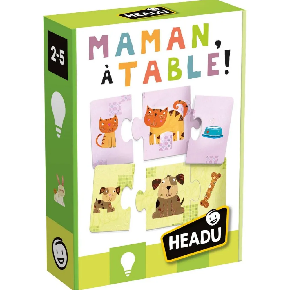 Headu Maman à table^ Apprentissage Des Animaux Et De La Nature