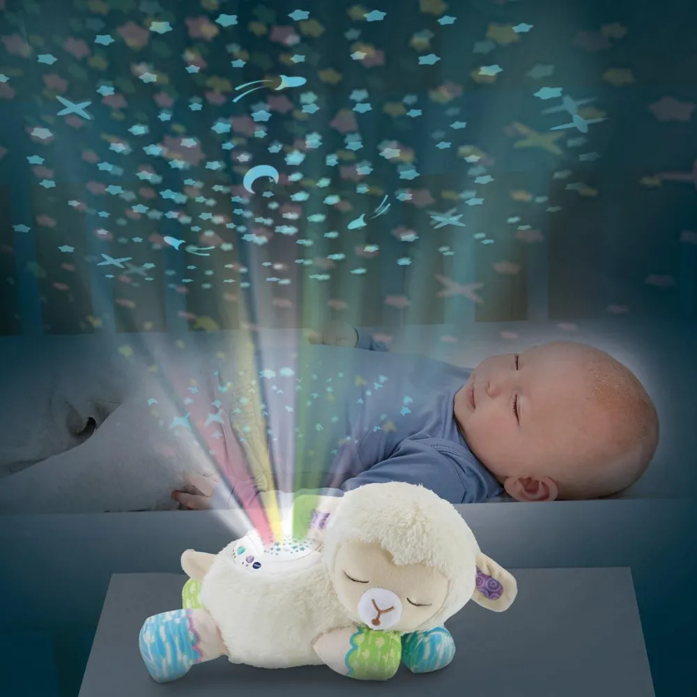 Varta Manon, Lumi mouton nuit étoilée 3 en 1^ Mobiles Et Veilleuses|Peluches Musicales Et Lumineuses