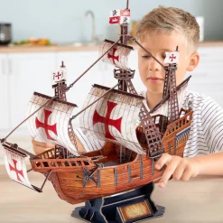 MGM Maquette 3D Explora 204 pièces - Bateau Santa Maria^ Maquettes Et Modélisme