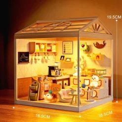 Varta Maquette DIY maison miniature à construire Bar à chat^ Maquettes Et Modélisme