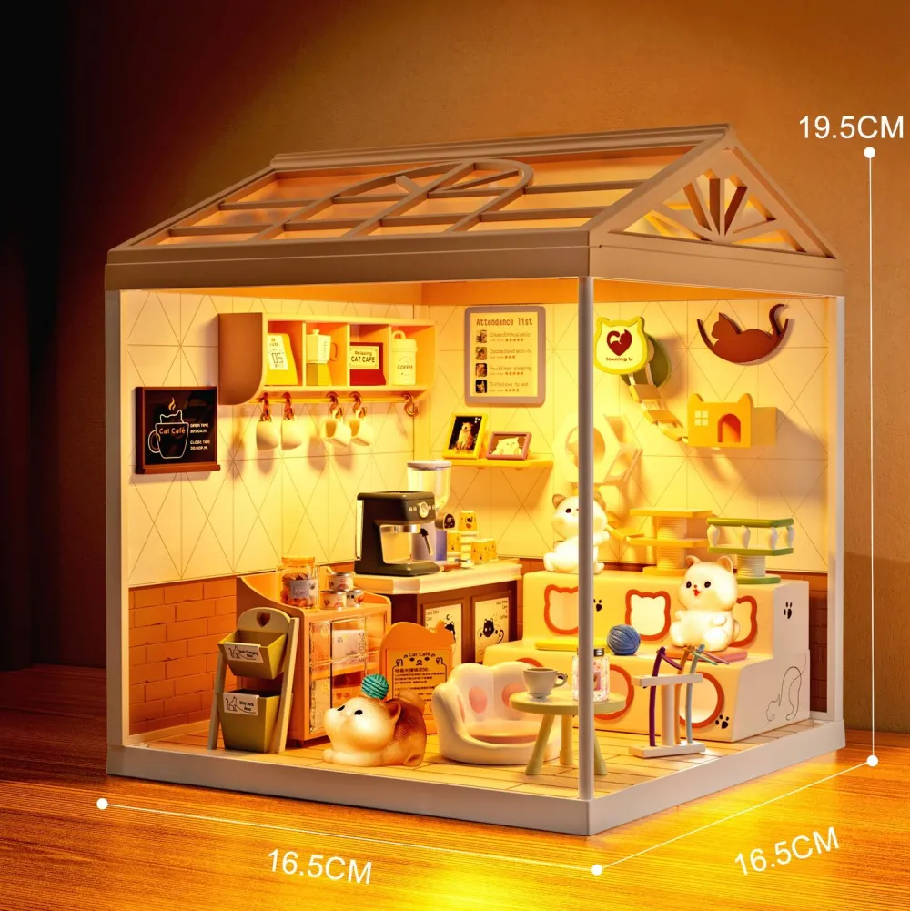 Varta Maquette DIY maison miniature à construire Bar à chat^ Maquettes Et Modélisme