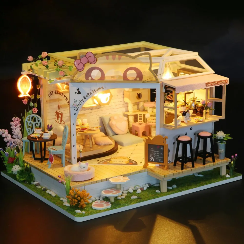 Varta Maquette maison miniature à construire - Au bonheur des chats^ Maquettes Et Modélisme