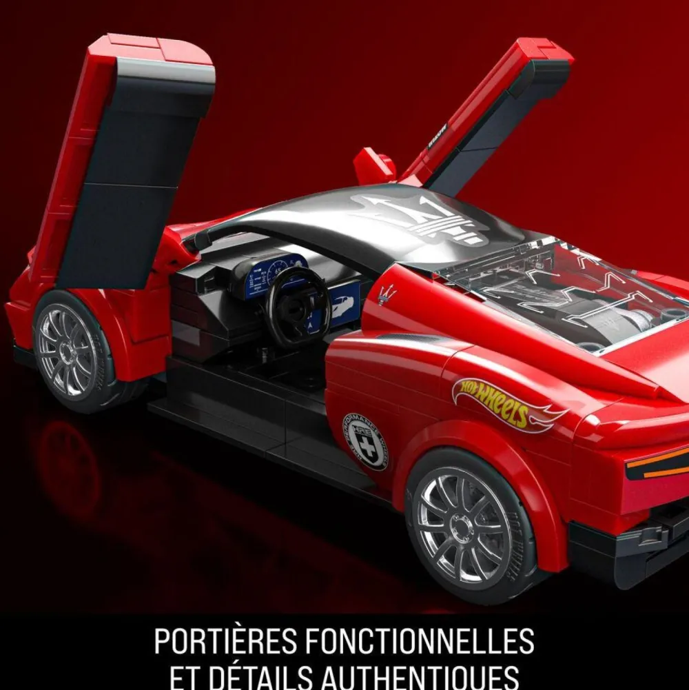 Mattel Brick Shop Maserati Hot Wheels à construire^ Sport Et Aventures