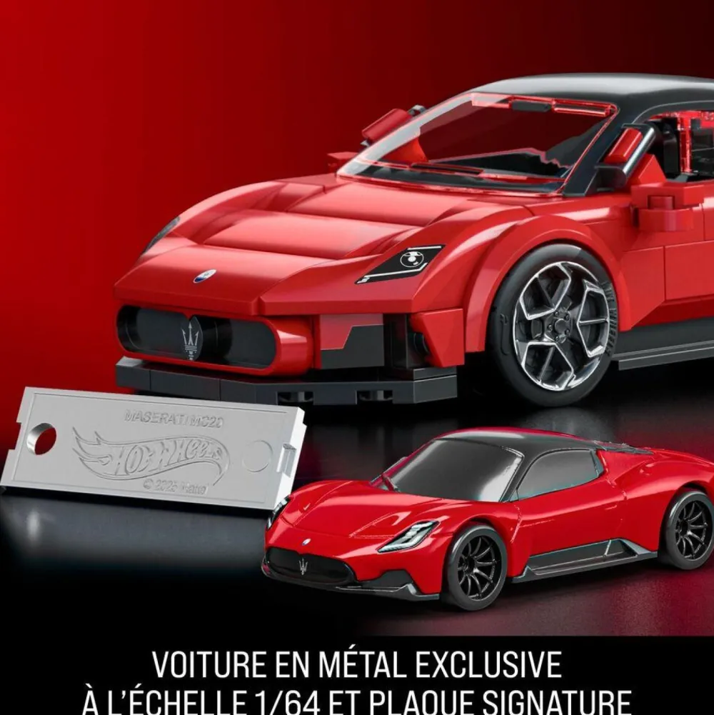 Mattel Brick Shop Maserati Hot Wheels à construire^ Sport Et Aventures