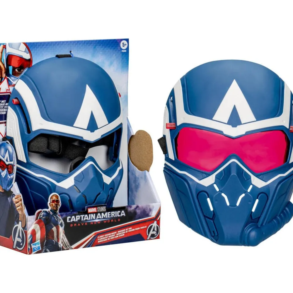 Hasbro Masque de vol Captain america Brave New World^ Masques Pour Déguisement