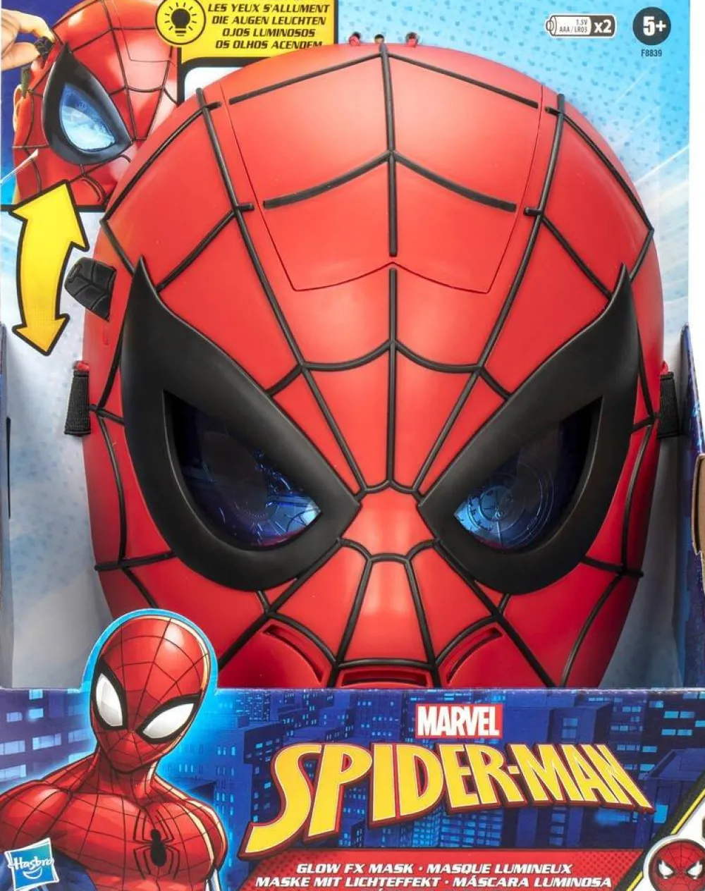 Varta Masque électronique Spider-Man^ Masques Pour Déguisement