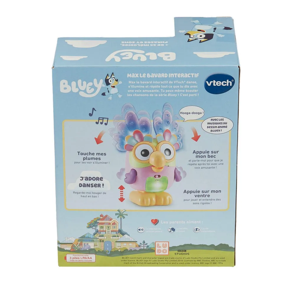 VTech Max le bavard intéractif - le jouet préféré de Bluey^ Jouets D'Éveil Électroniques