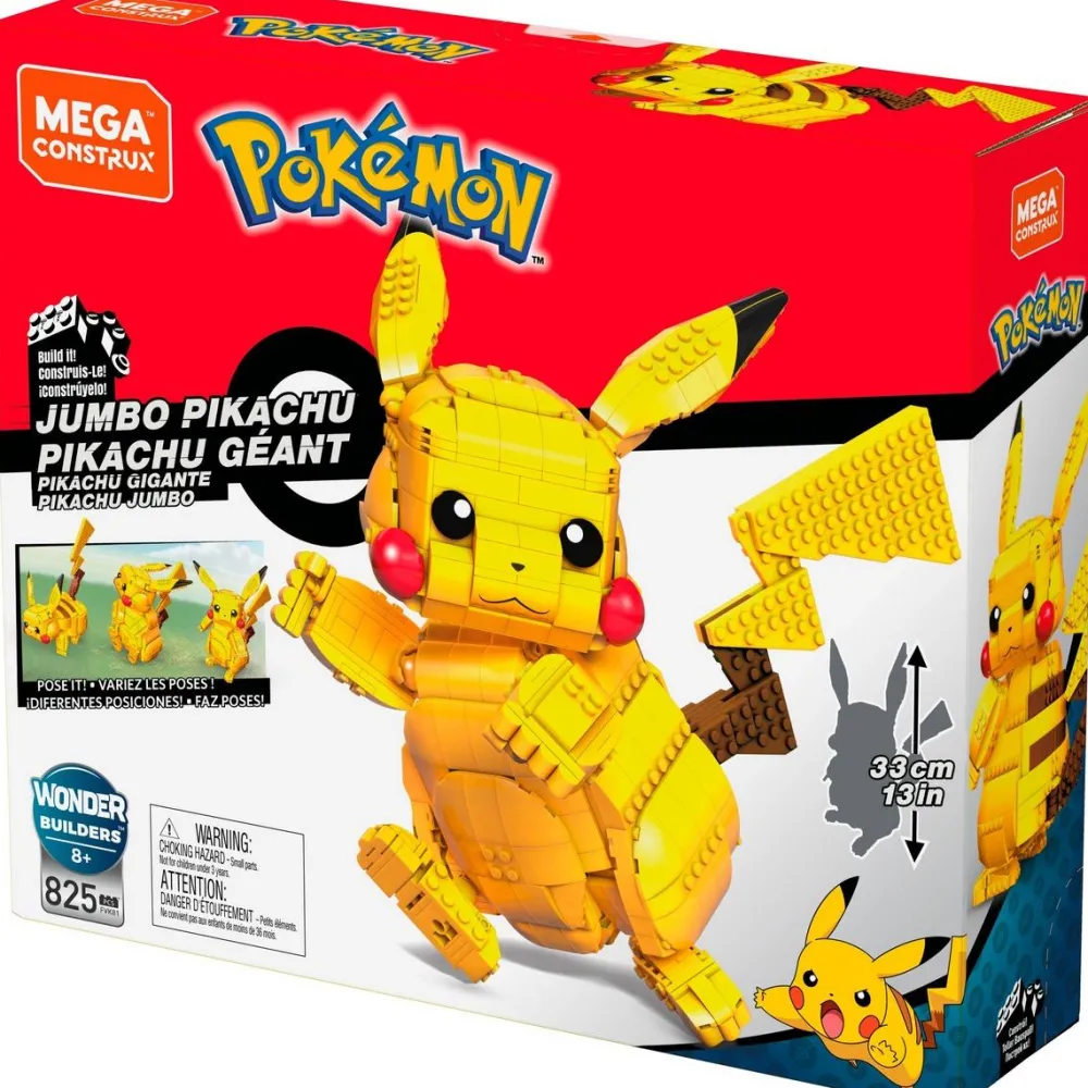 MEGA Construx - Pokémon Pikachu Géant^ Coffrets De Briques Et Construction Classique