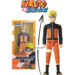 Bandai Mega Figurine Anime Heroes Naruto 30 cm^ Les Héros Et Personnages
