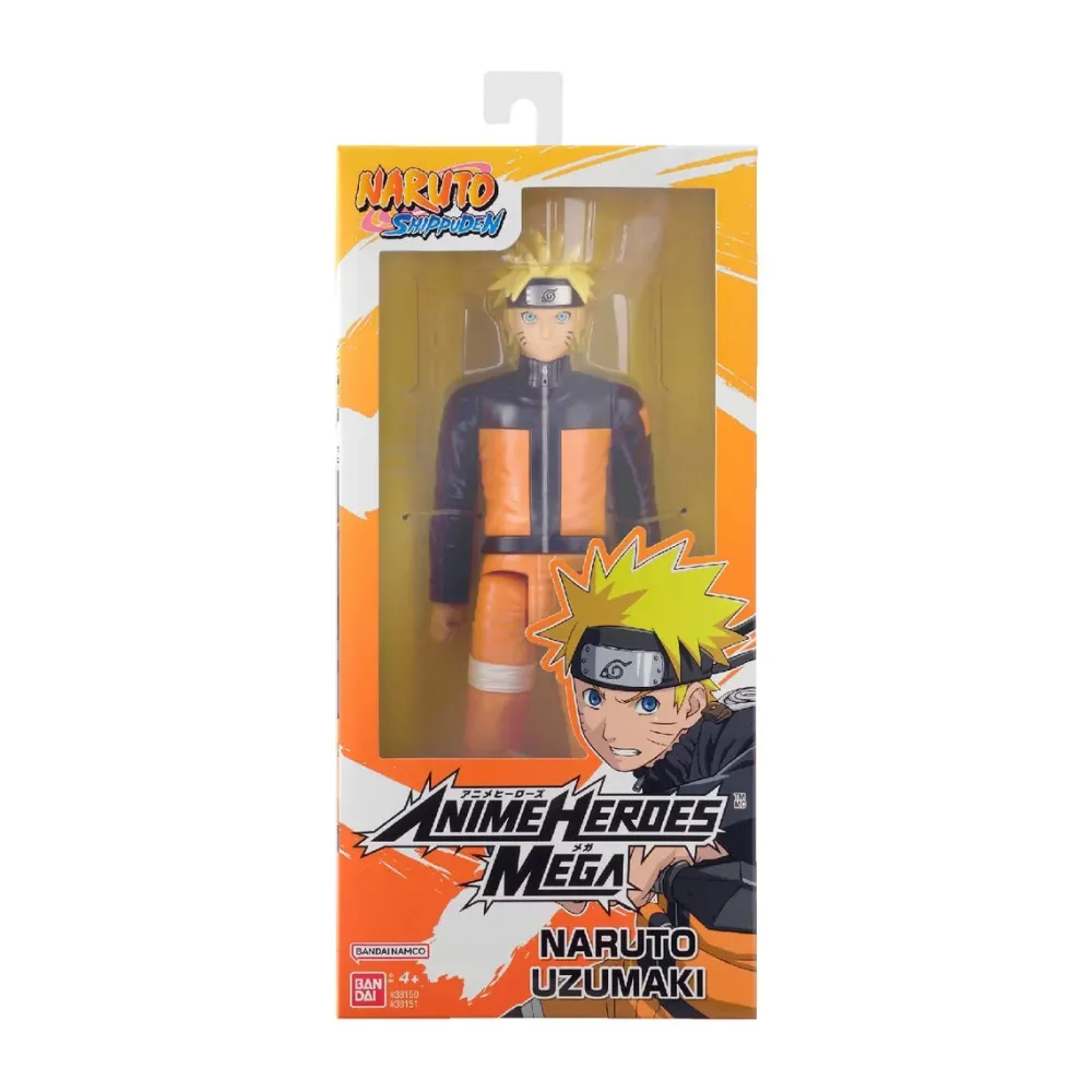 Bandai Mega Figurine Anime Heroes Naruto 30 cm^ Les Héros Et Personnages