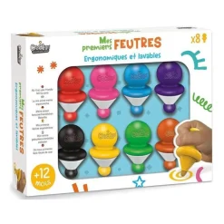 Cru00e9a Lign Mes 8 premiers feutres ergonomiques^ Dessin