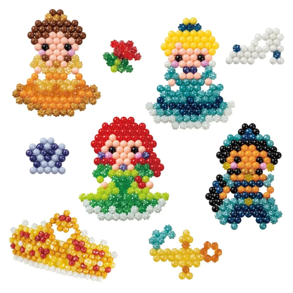 Aquabeads Mes accessoires de Princesses Disney -^ Perles, Bijoux Et Perles À Repasser