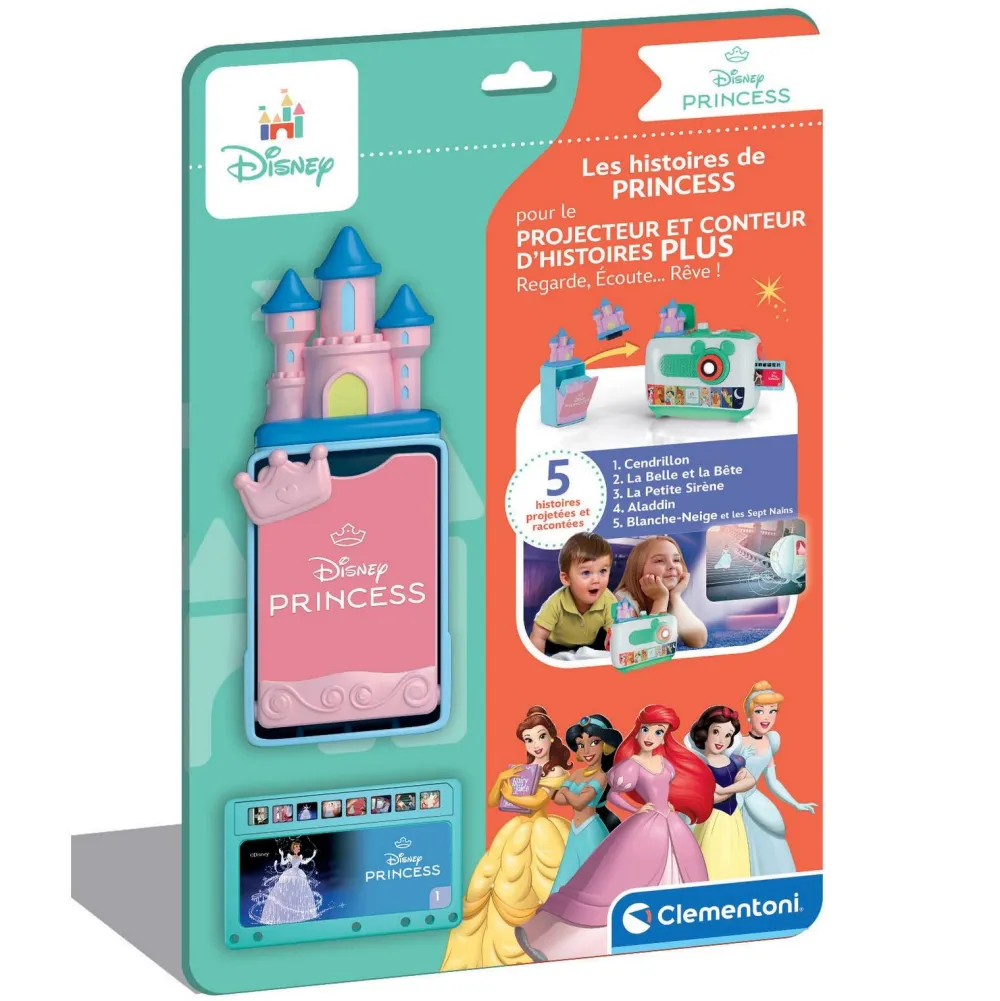 Clementoni Mes histoires de Princesses - Histoires en images Conteur Disney PLUS^ Mobiles Et Veilleuses