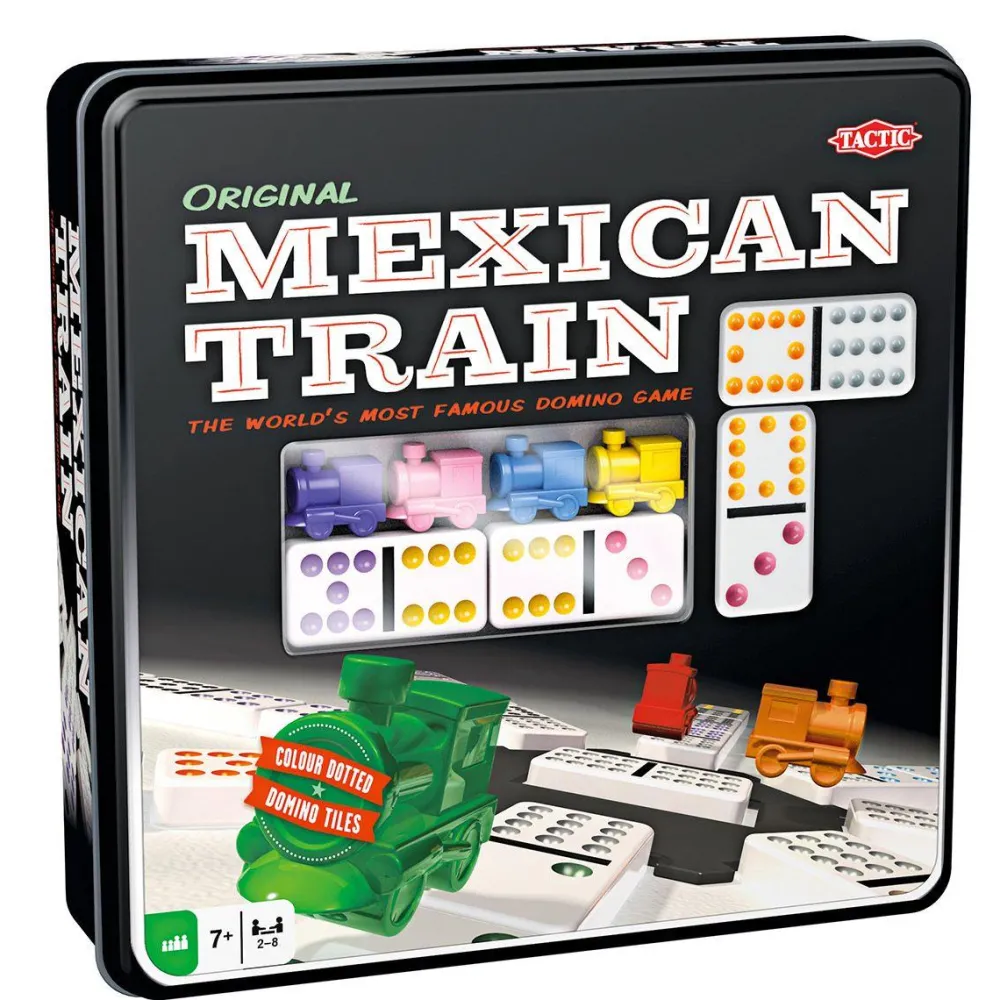 Tactic Mexican Train Boîte Métal^ Jeux De Stratégie Et De Réflexion