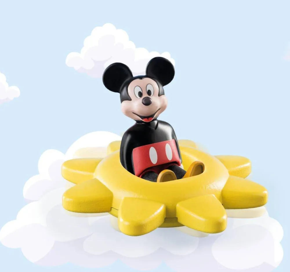 Playmobil Mickey et Toupie Soleil, 123 Aqua 71321^ Jouets À Encastrer Et À Empiler