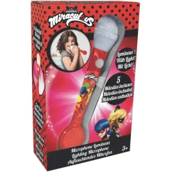 Lexibook Micro lumineux Miraculous^ Karaoké, Lecteurs Cd Et Mp3 Et Casques