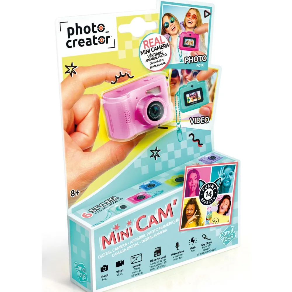 Canal Toys Mini appareil photo numérique - Mini Cam Photo Creator Compact^ Appareils Photos Et Vidéo