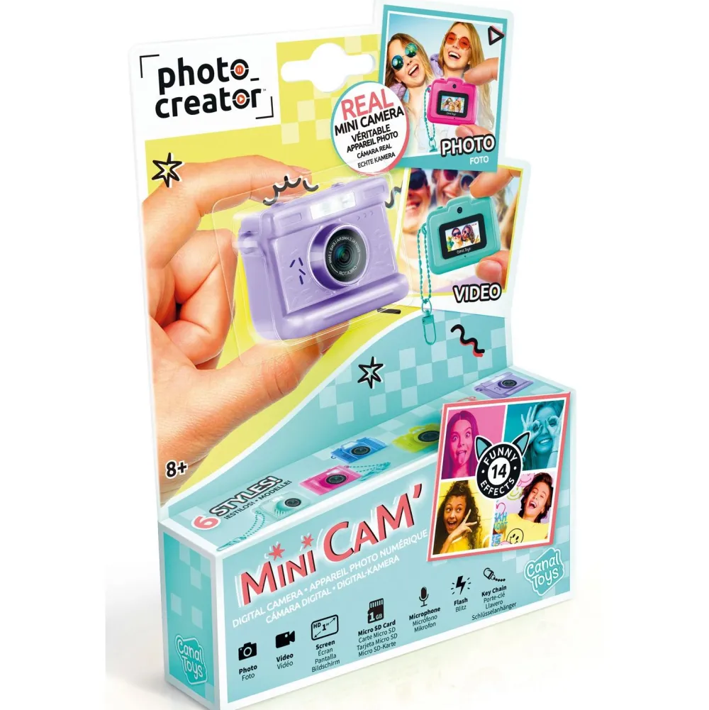 Canal Toys Mini appareil photo numérique - Mini Cam Photo Creator Vintage^ Appareils Photos Et Vidéo