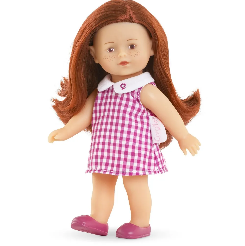 Corolle Mini Corolline Ruby robe Vichy^ Poupées Classiques