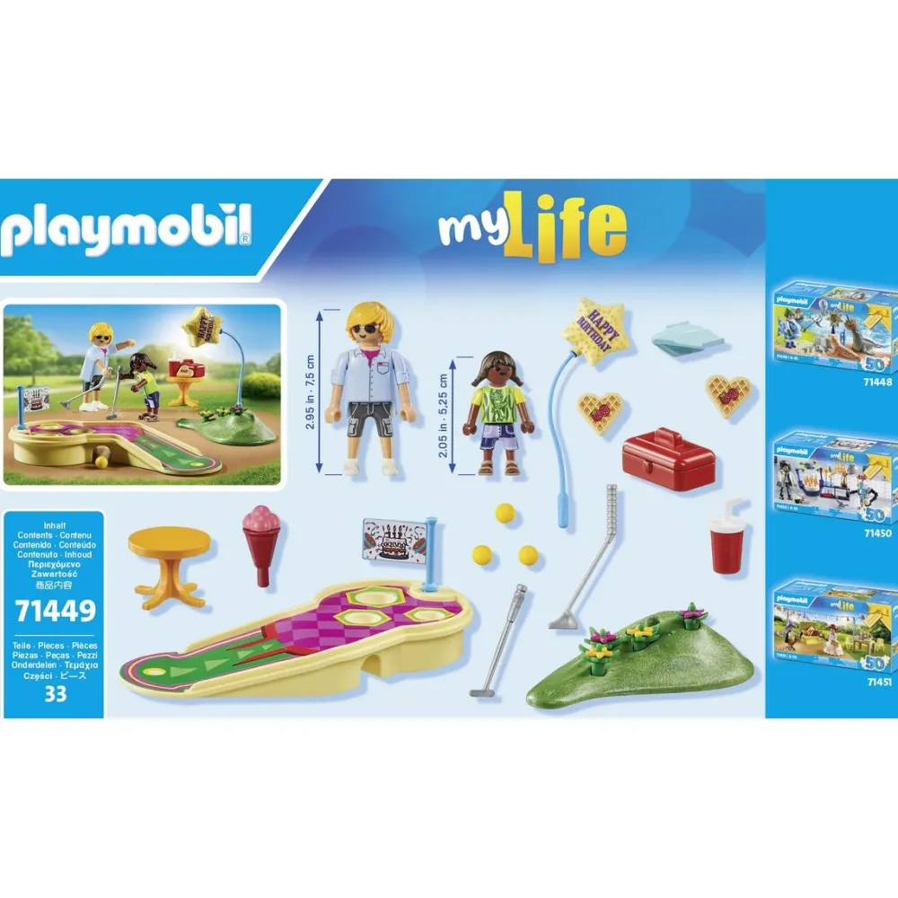 Playmobil Mini golf - My life 71449 - 50 ans^ Le Sport, Les Loisirs Et Les Vacances
