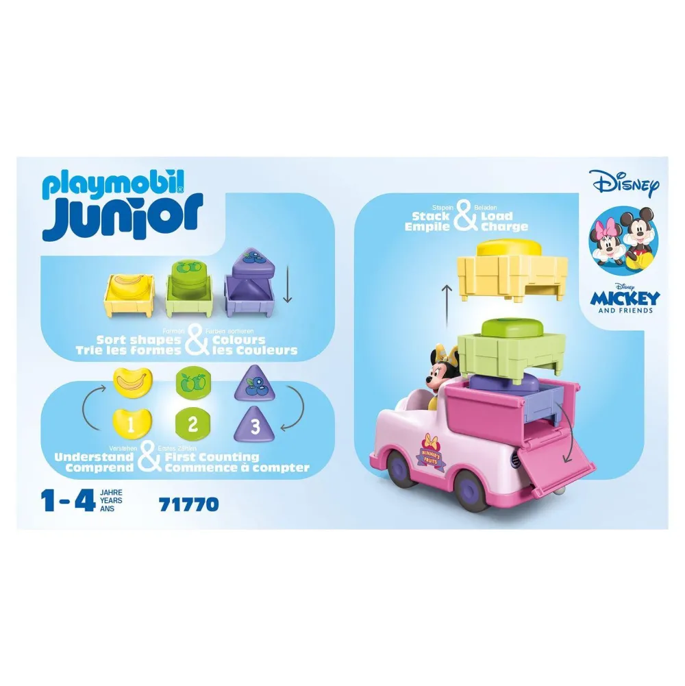 Playmobil Minnie avec voiturette - Disney Junior 71770^ Jouets À Encastrer Et À Empiler