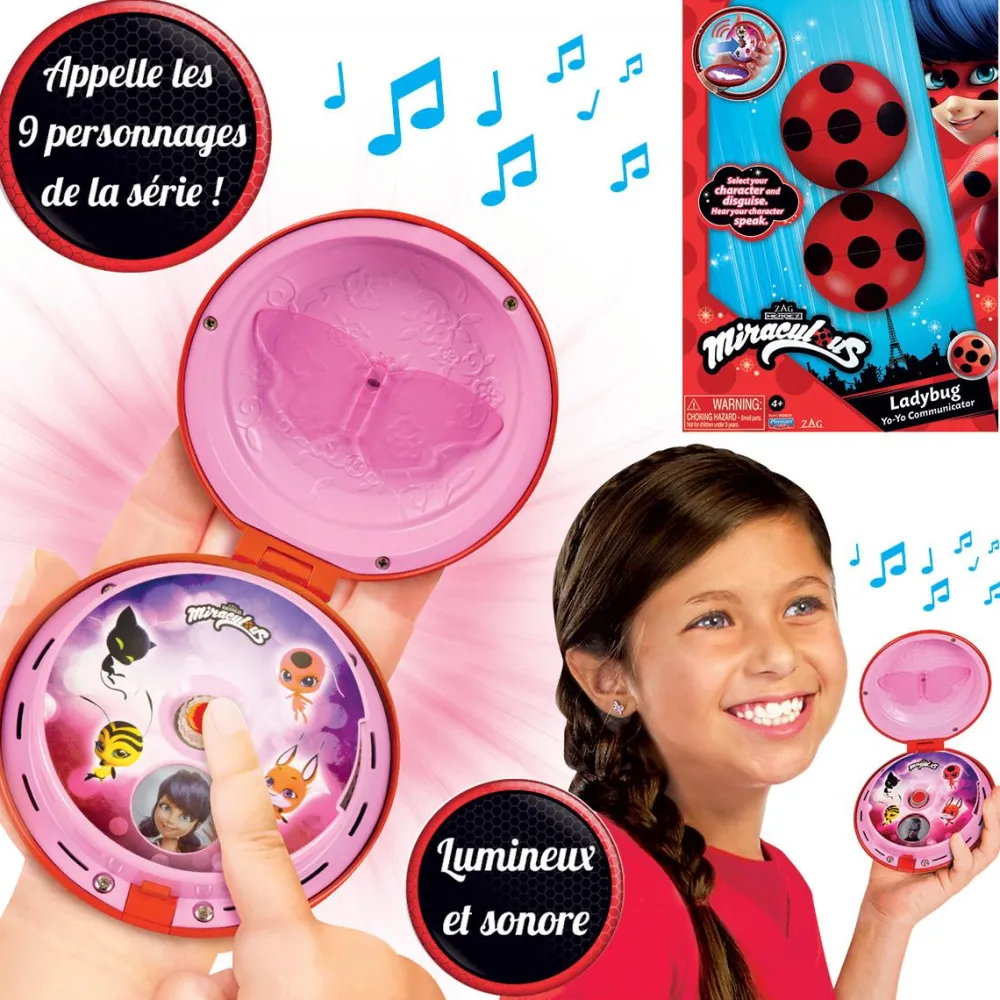 Bandai Miraculous - Téléphone Lumineux et Sonore^ Autres Jouets D'Imitation