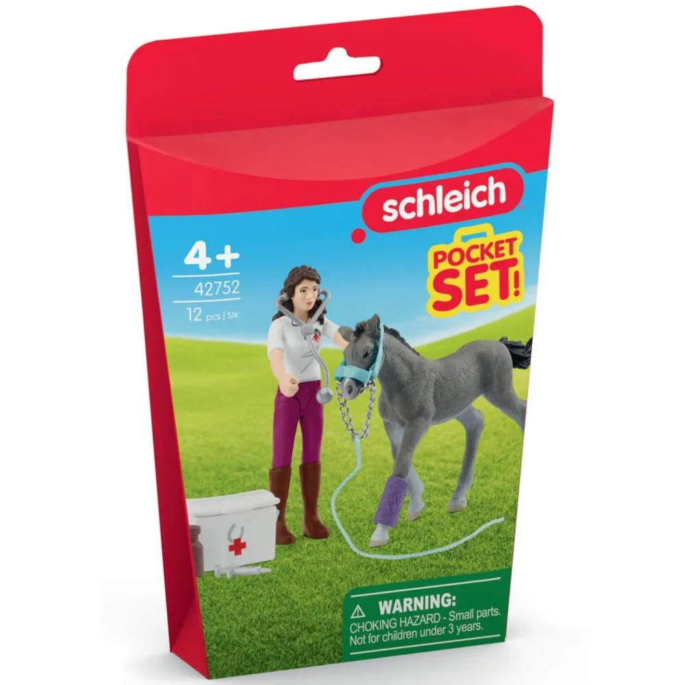 Schleich Mme kramer et son poulain - Mini monde^ La Ferme Et L'Univers Agricole