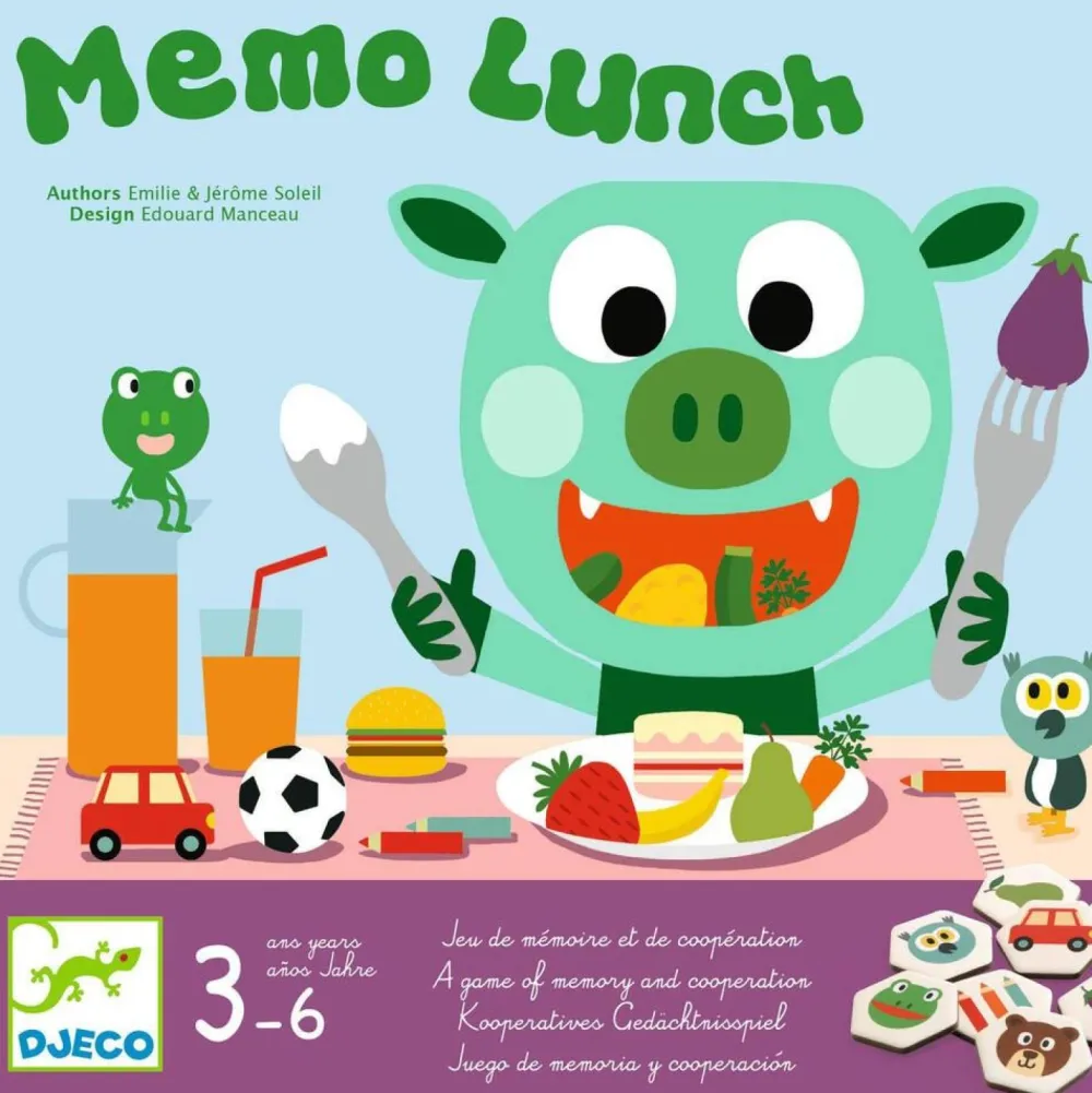 Djeco Mémo Lunch^ Jeux D'Apprentissage