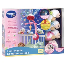 Varta Mobile Lumi compte-moutons rose^ Mobiles Et Veilleuses