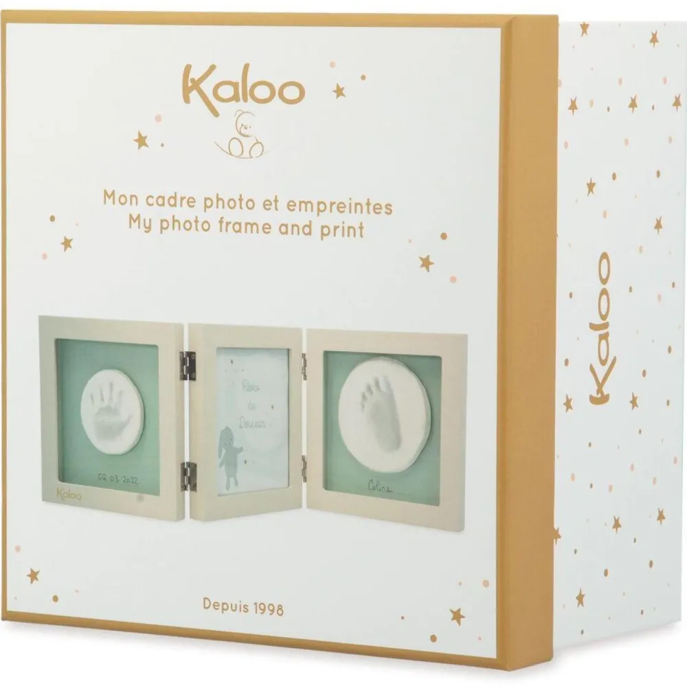 Kaloo Mon cadre photo et empreintes^ Coffrets Et Cadeaux Naissance