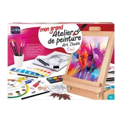 CREA & CIE Mon grand atelier de peinture Art Studio 5 en 1^ Peinture