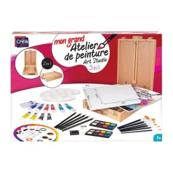 CREA & CIE Mon grand atelier de peinture Art Studio 5 en 1^ Peinture