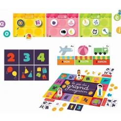 Nathan Mon grand Coffret Moyenne Section^ Apprentissages Des Chiffres Et Calculs|Apprentissage Des Lettres Et Écritures