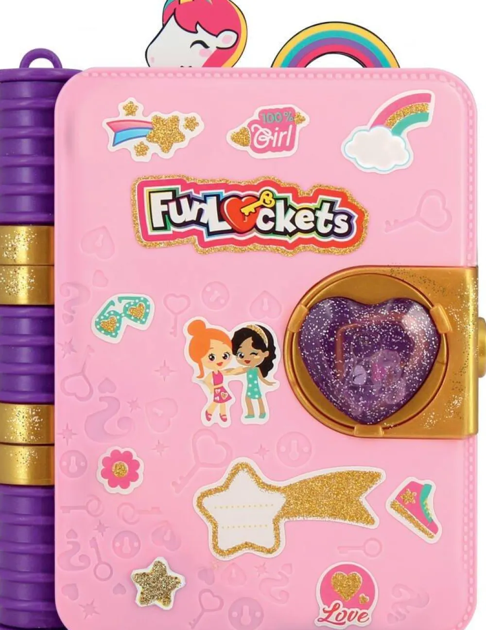 Diset Mon journal à secret pailleté - Funlockets^ Mini-Univers
