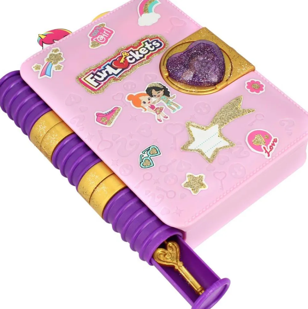 Diset Mon journal à secret pailleté - Funlockets^ Mini-Univers