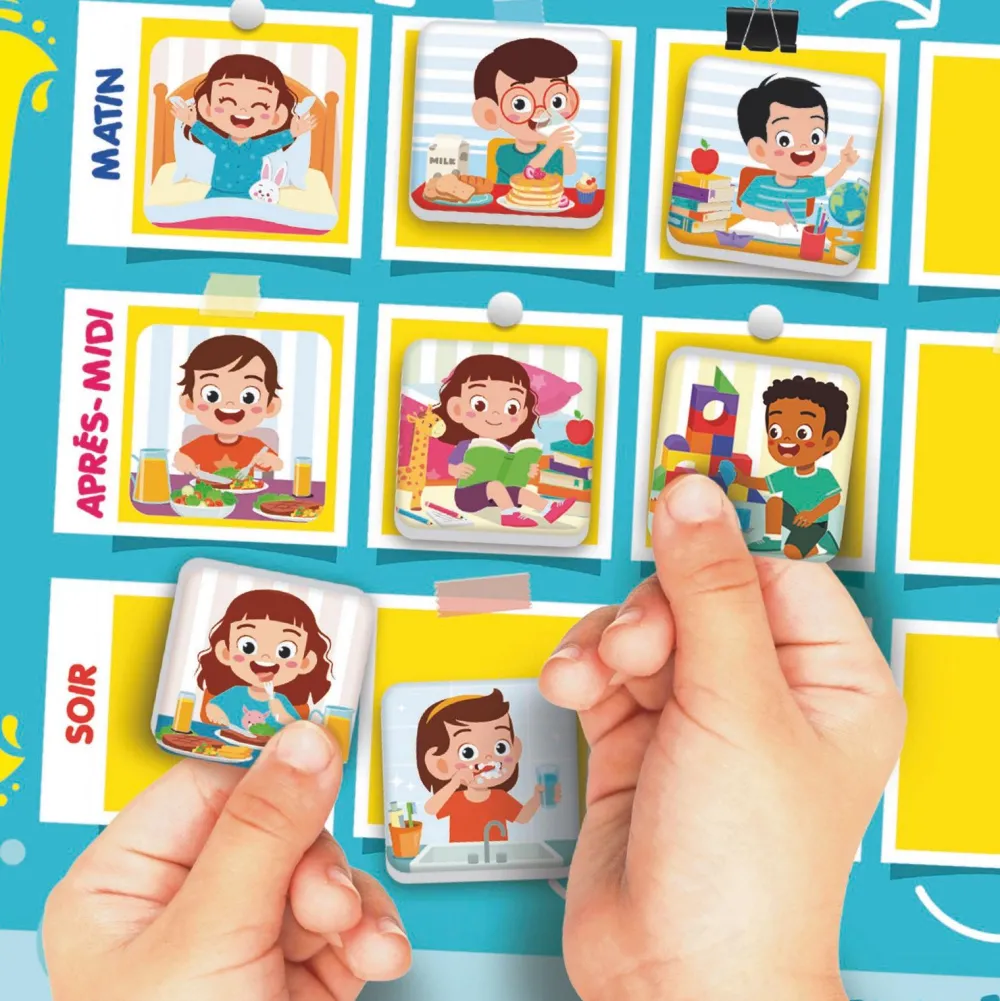 Clementoni Mon premier calendrier magnétique^ Apprentissage Du Temps Et De La Saisonnalité